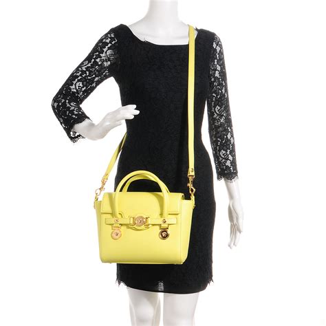 versace yellow handbag